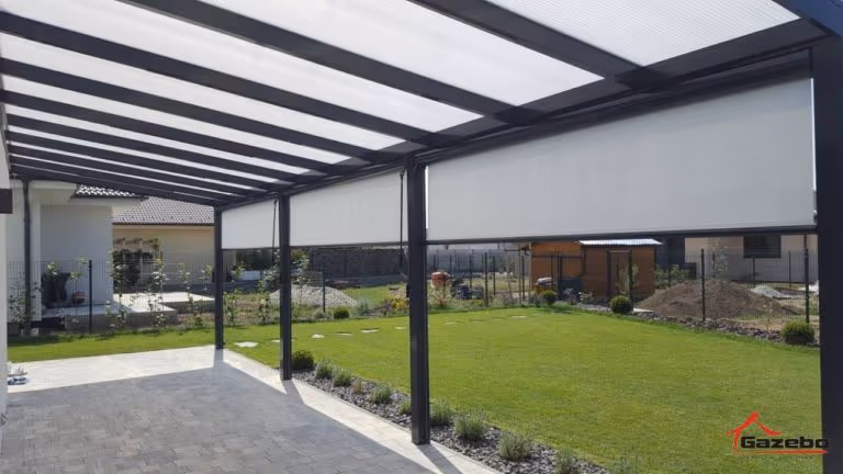 Economic pergola elkészült állapotban, Budapest