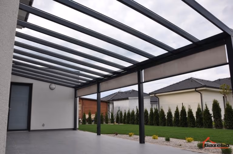 Top pergola elkészült állapotban, Budapest