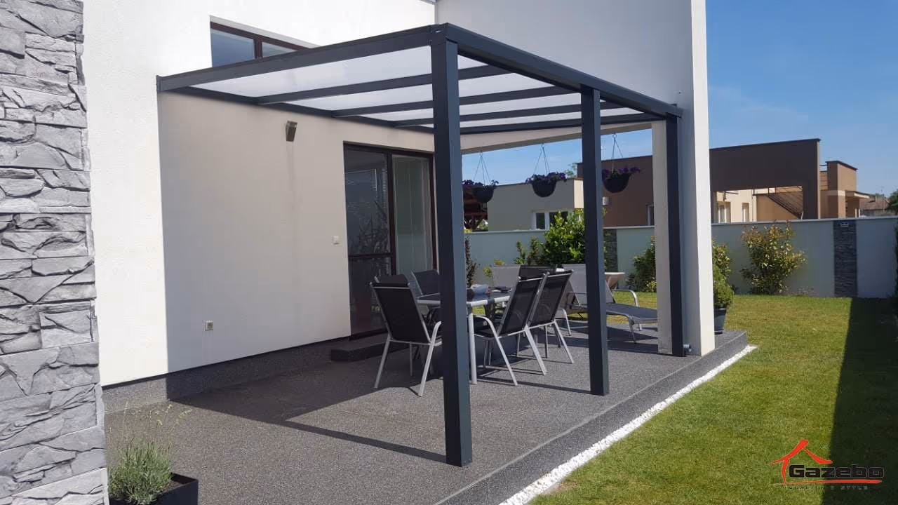 Basic Class pergola 16 mm-es polikarbonát tetővel