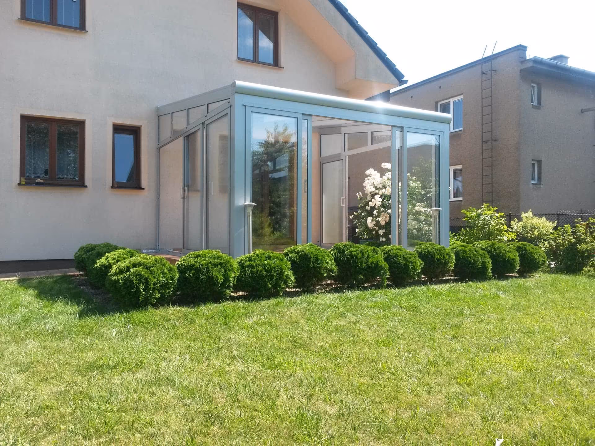 Economic Garden télikert üveg és polikarbonát kitöltéssel