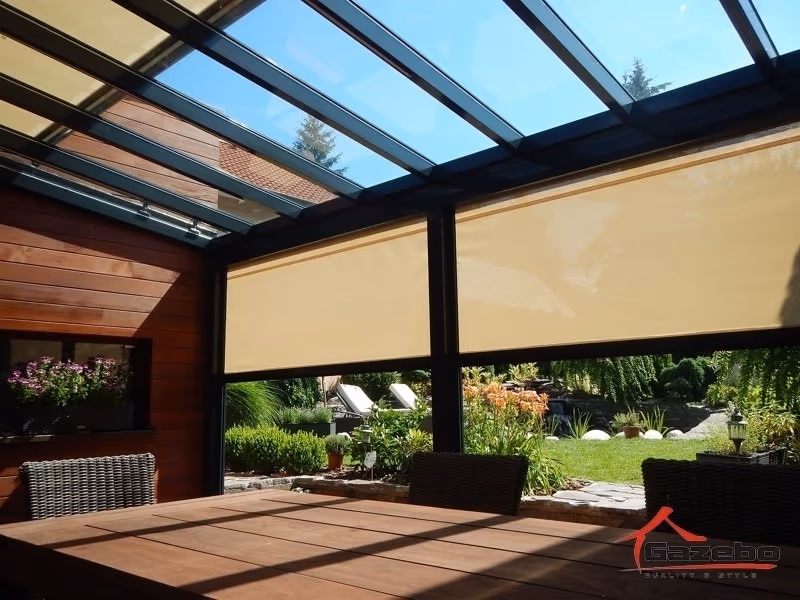 Top Class alumínium pergola családi ház teraszán