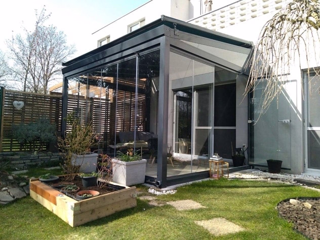 A Top Garden 1 télikert karbantartásmentes alumíniumszerkezete