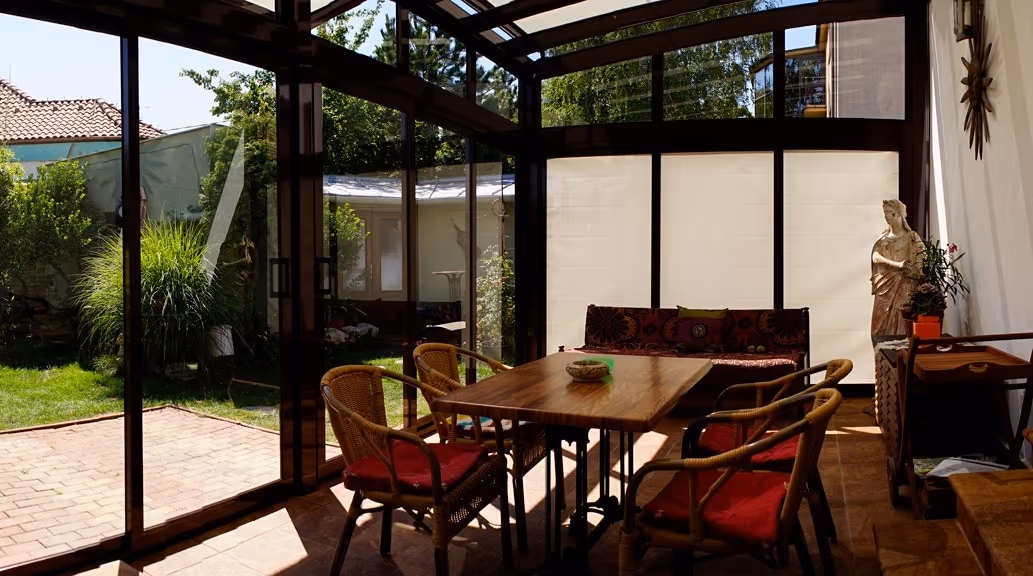 A Top Garden 2 télikert karbantartásmentes alumíniumszerkezete