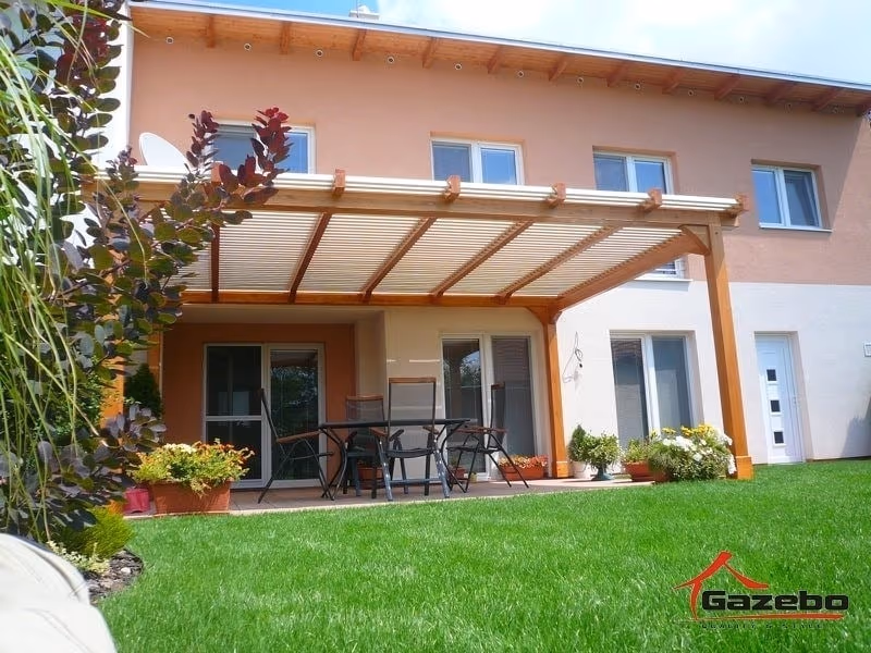 Acapulco fa pergola minőségi UV-védő bevonattal kezelt felülettel